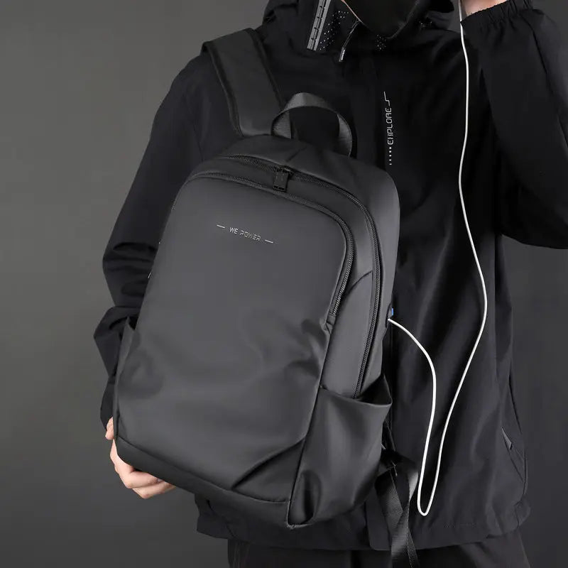 Anti-Theft Lightweight Large Work Computer Bag Business Backpack for Men 15 Inch WAUTTON