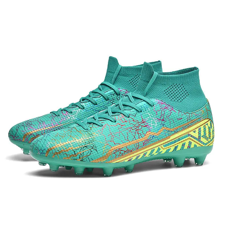 High-top Youth Spike Turf Soccer Shoes Dropshipman
