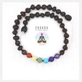Chakra & Cherry Amber Adult Anklet Chakra