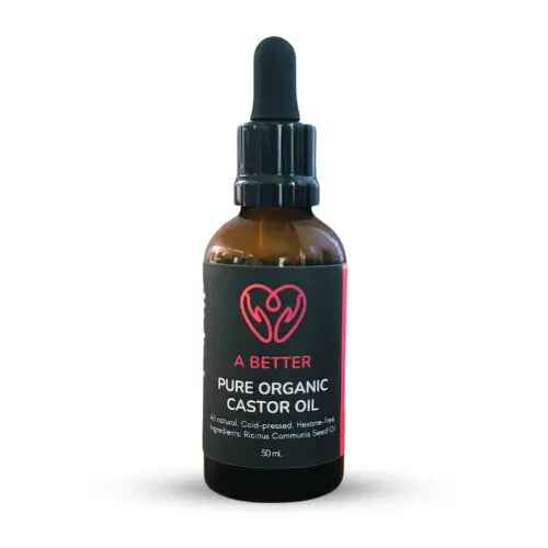 Pure Organic Castor Oil - Amber Glass Bottle A Better Mind. Body. Spirit.