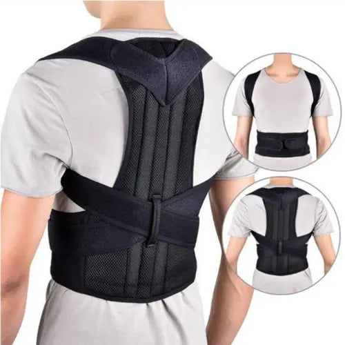 Adjustable Posture Corrector Low Back Support Shoulder Brace Belt For ANI VITALS