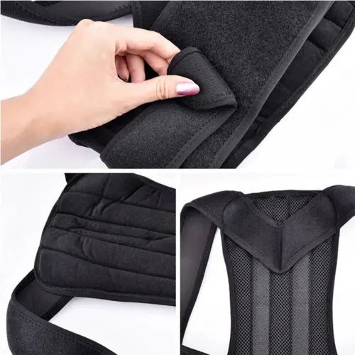 Adjustable Posture Corrector Low Back Support Shoulder Brace Belt For ANI VITALS