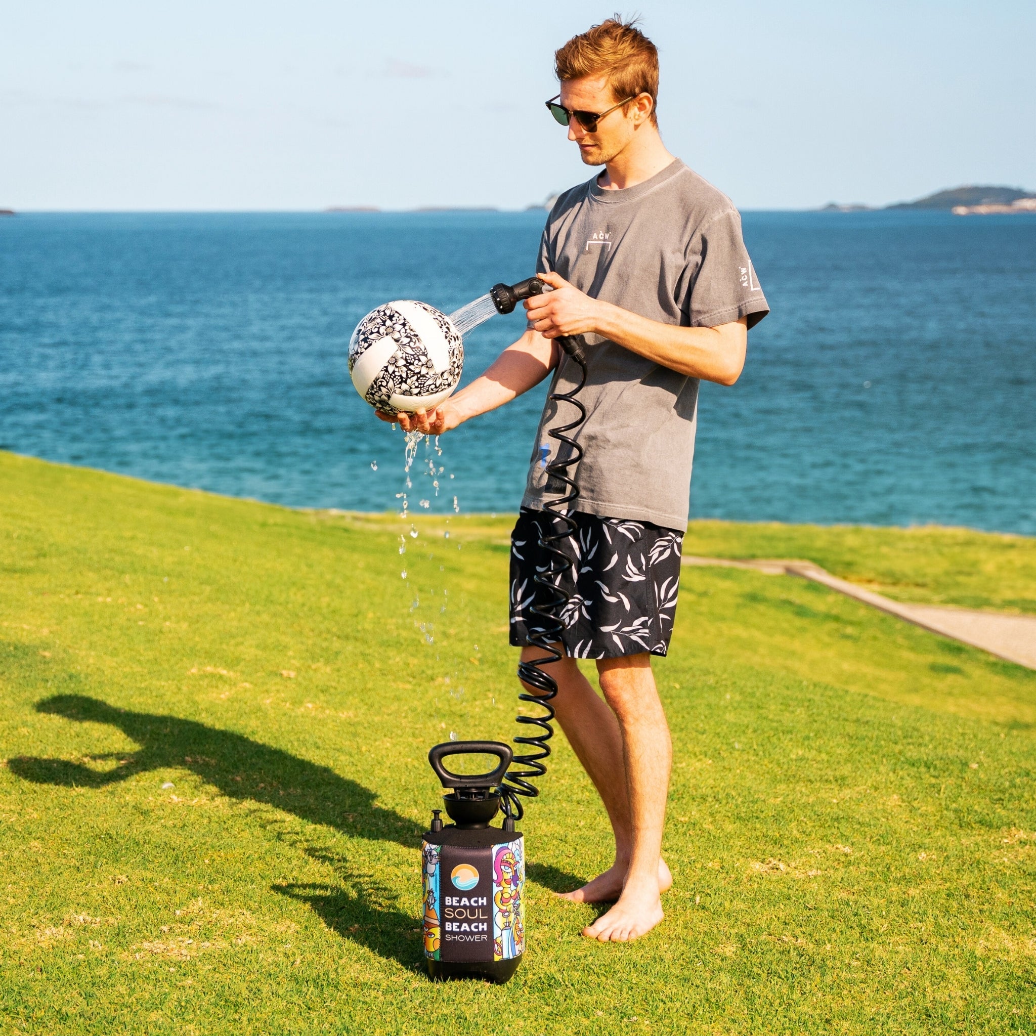 Portable Shower Livin' the Dream 5L Beach Soul