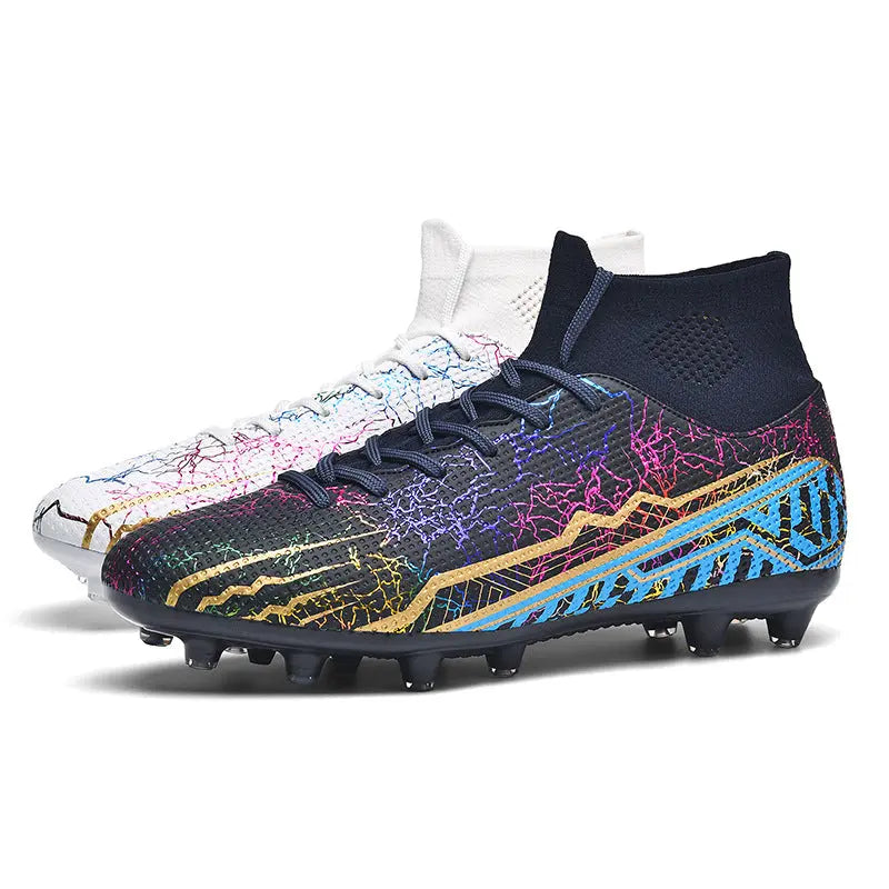 High-top Youth Spike Turf Soccer Shoes Dropshipman