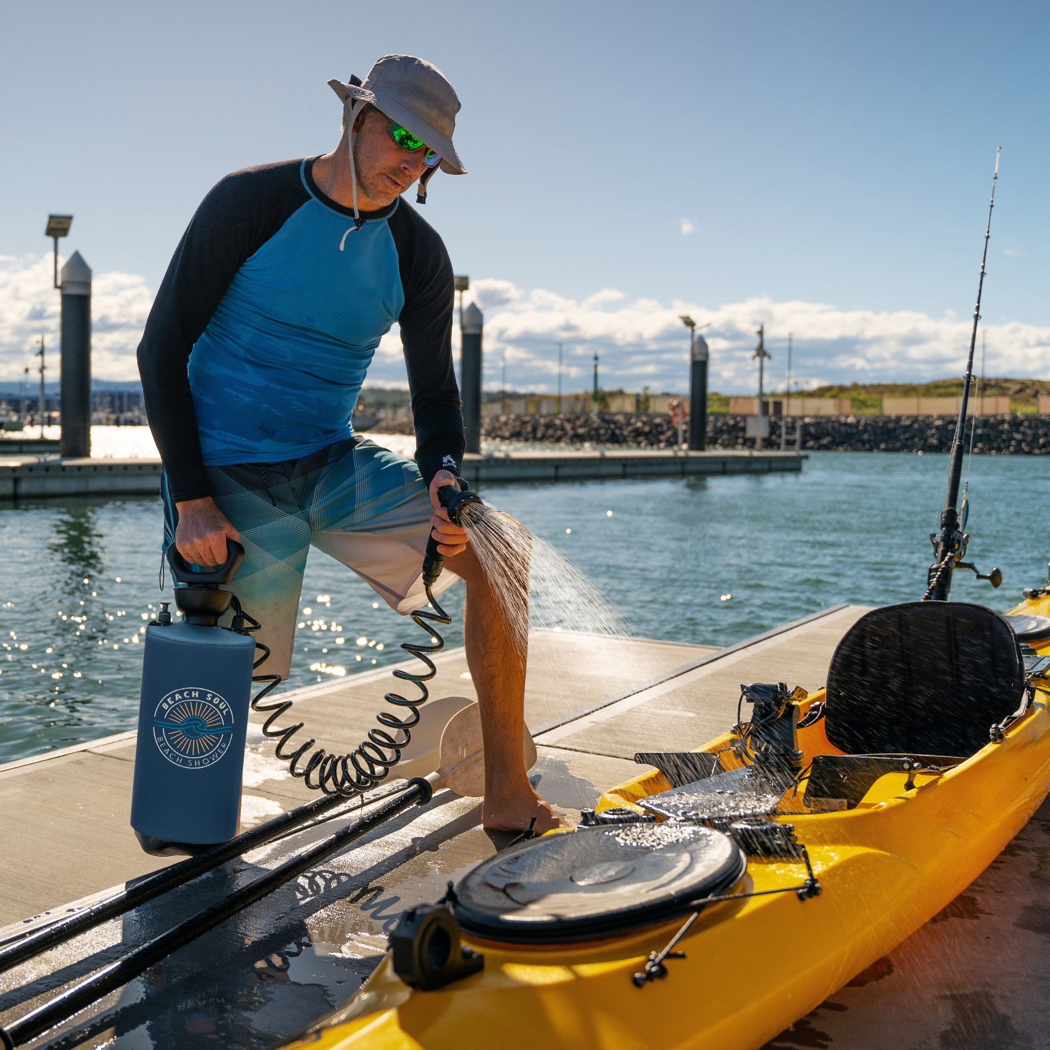 Portable Shower Ocean Rise 8L Beach Soul