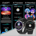 Smartwatch with GPS and AI - AI-Powered Health Coach, 24/7 Heart Rate & Sleep Tracking, 7-Day Battery WAUTTON