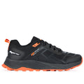Alpine Mens Trail Shoe - Black/Orange Sfida