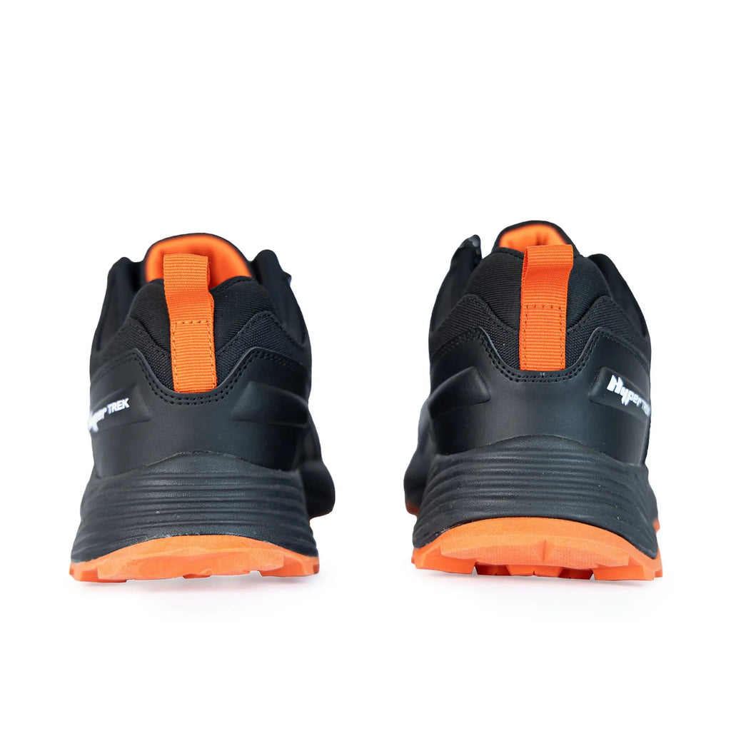 Alpine Mens Trail Shoe - Black/Orange Sfida