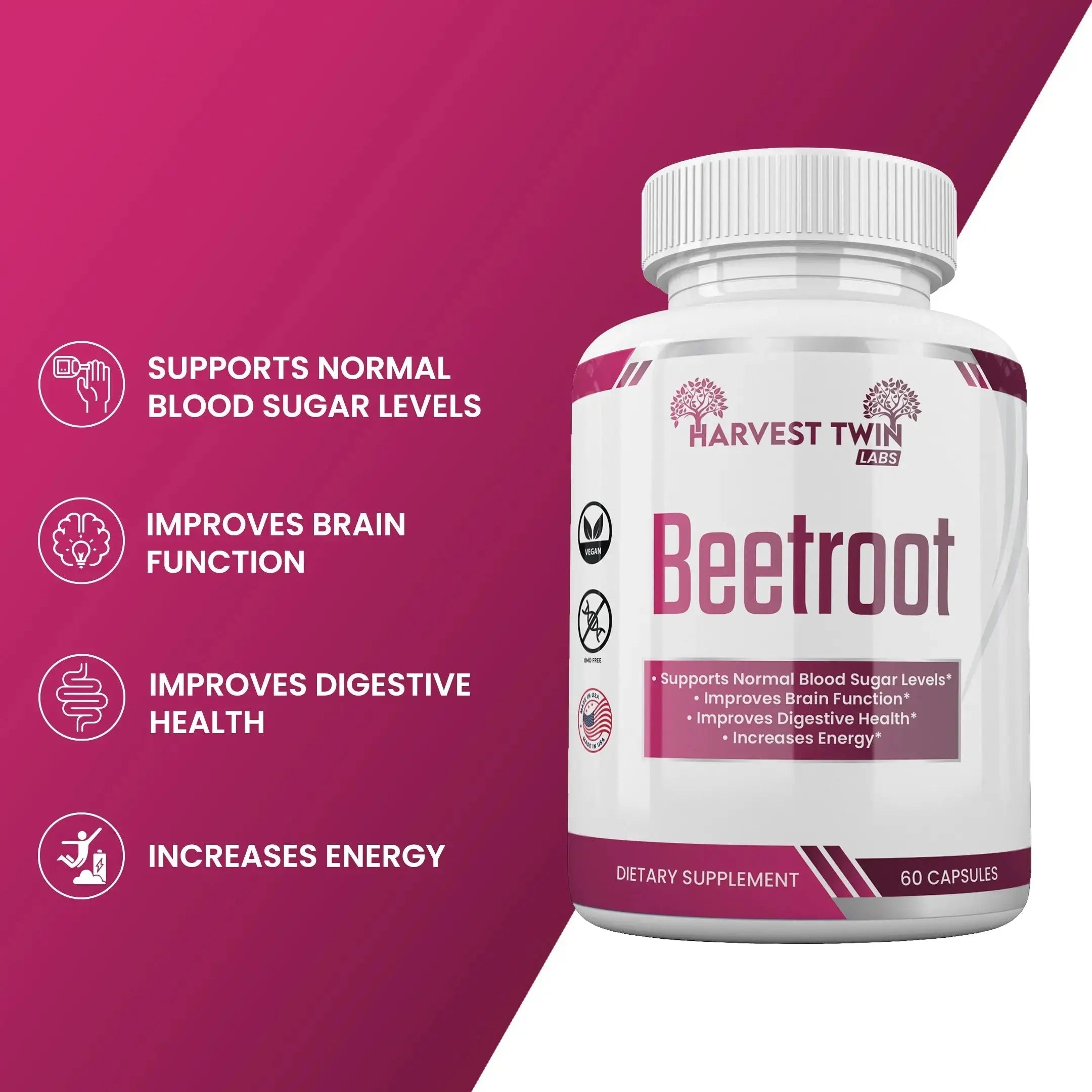 Beetroot Supplement | Harvest Twin Labs Harvest Twin Labs