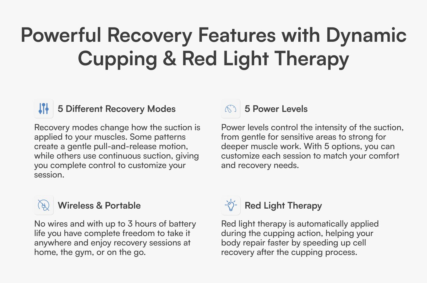 Dynamic Cupping With Red Light Therapy – Aerify | Wireless, Portable Muscle Recovery