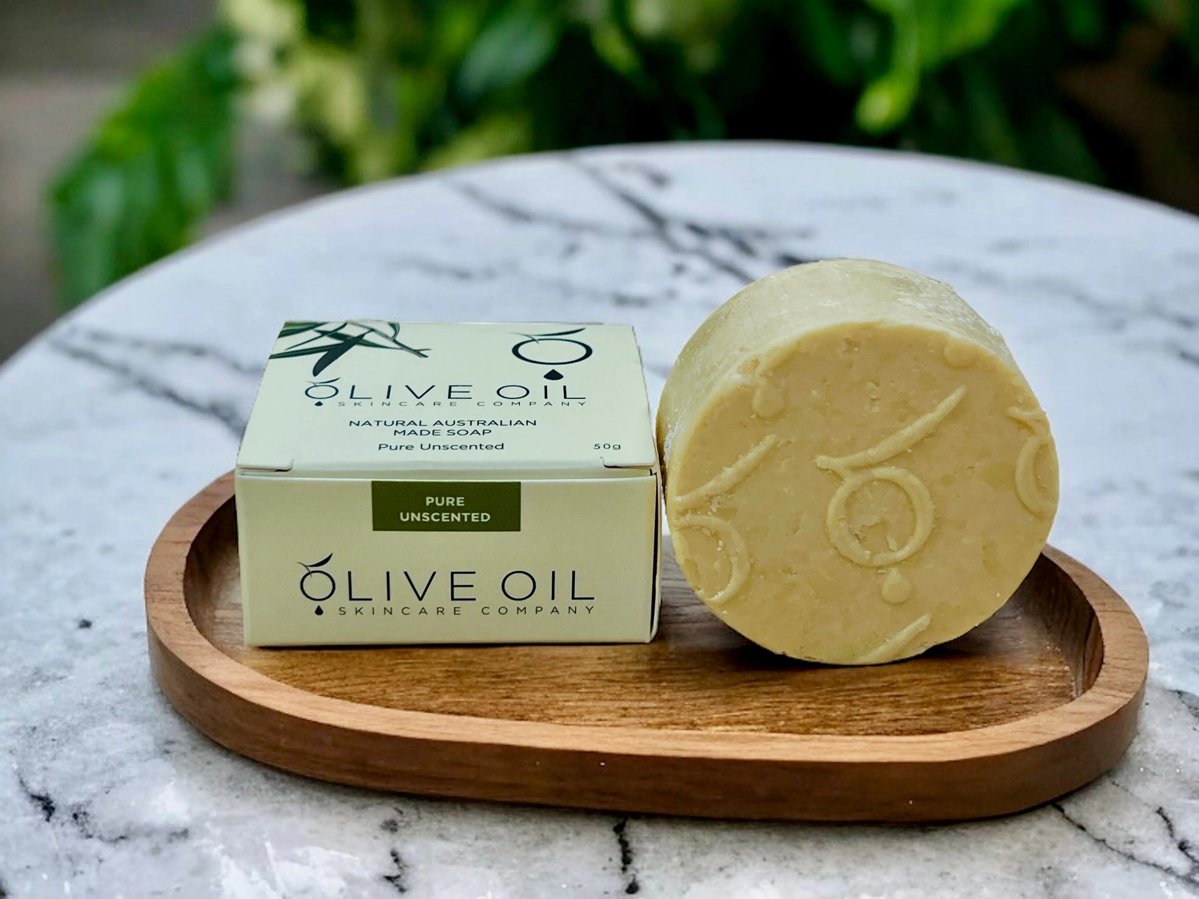 Olive Oil Soap, All-Natural , Unscented, 50g The Olive Oil Skincare Company