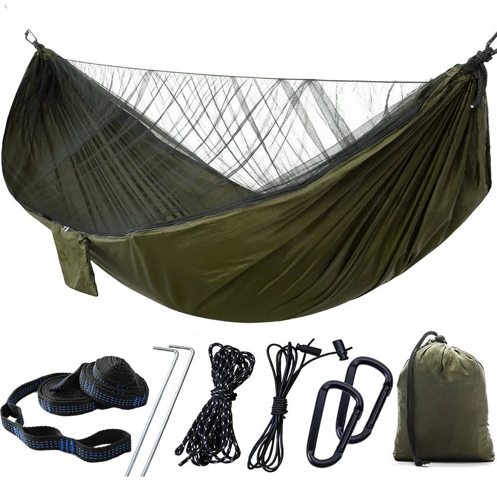 Camping Hammock Double & Single Portable Hammocks Camping Accessories for Outdoor, Indoor, Backpacking Wautton Outdoor Gear