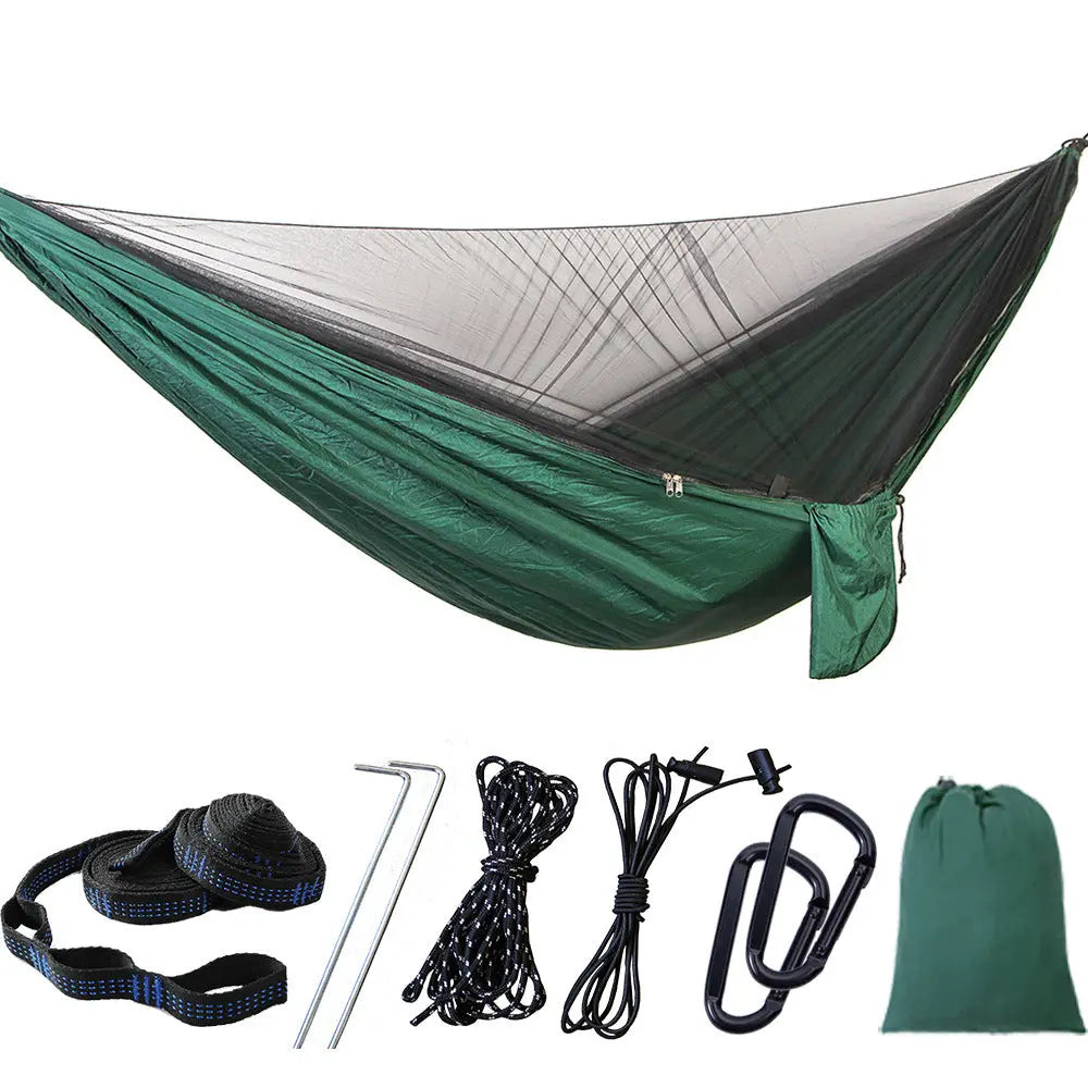 Camping Hammock Double & Single Portable Hammocks Camping Accessories for Outdoor, Indoor, Backpacking Wautton Outdoor Gear
