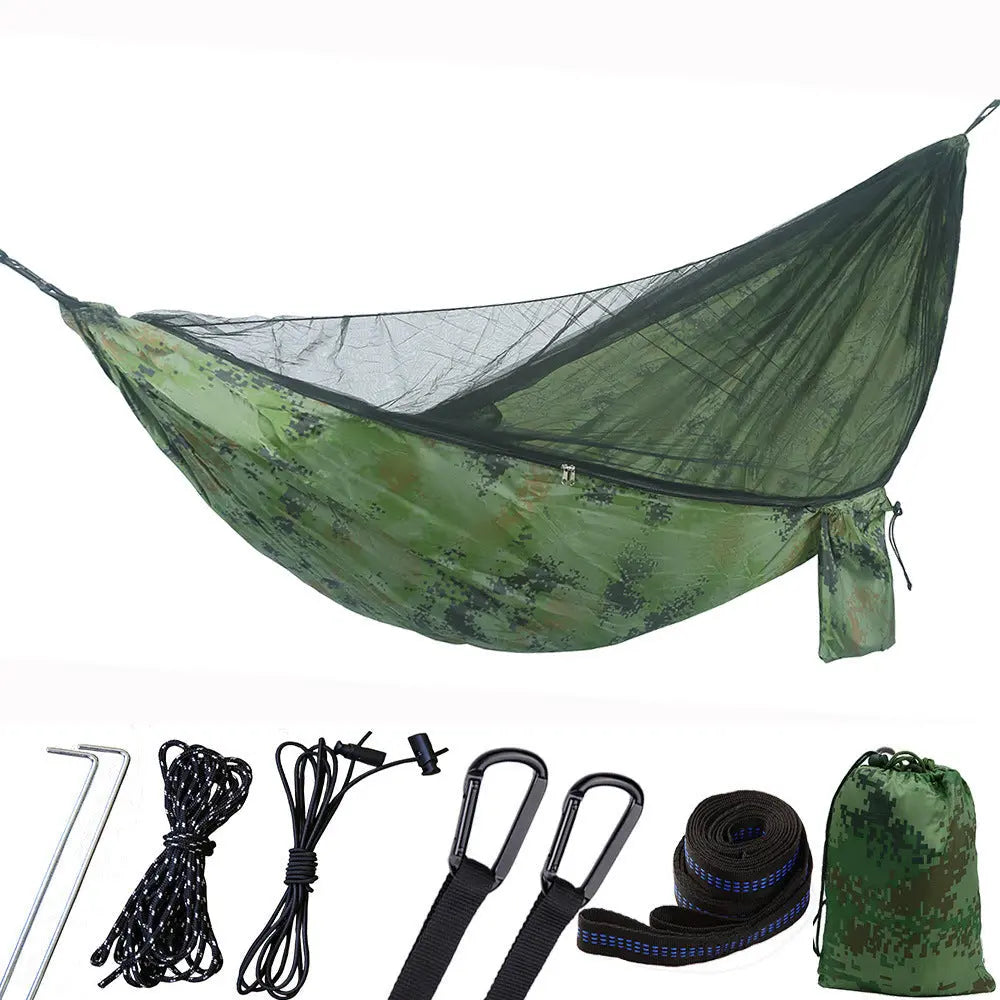 Camping Hammock Double & Single Portable Hammocks Camping Accessories for Outdoor, Indoor, Backpacking Wautton Outdoor Gear