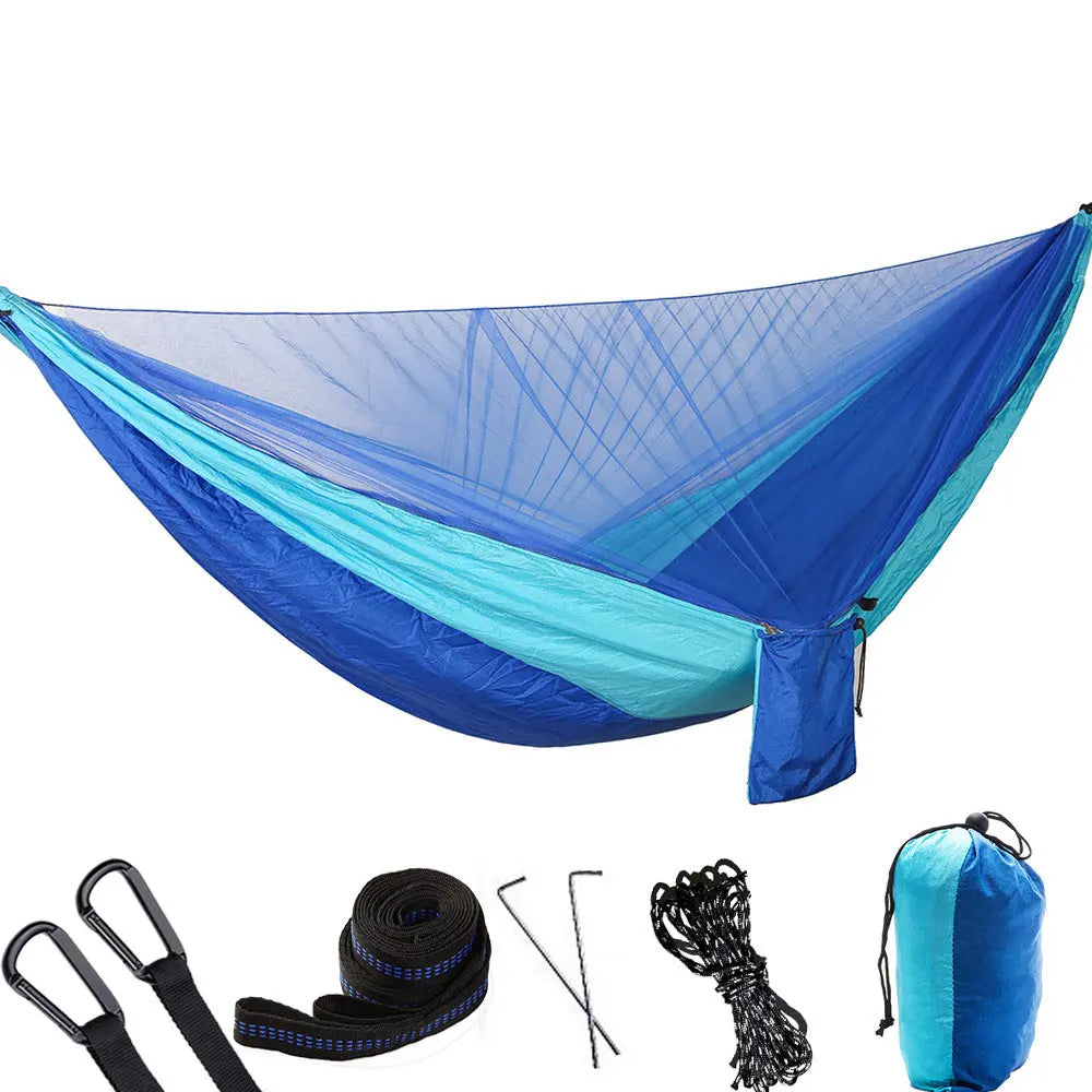 Camping Hammock Double & Single Portable Hammocks Camping Accessories for Outdoor, Indoor, Backpacking Wautton Outdoor Gear