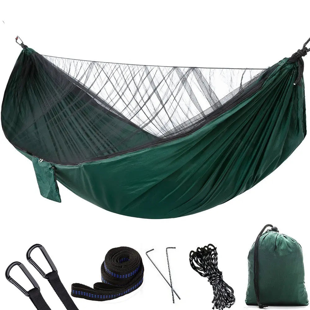 Camping Hammock Double & Single Portable Hammocks Camping Accessories for Outdoor, Indoor, Backpacking Wautton Outdoor Gear