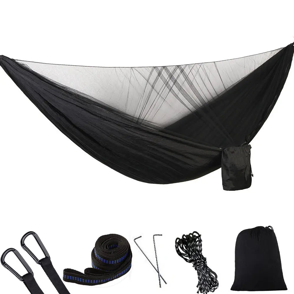 Camping Hammock Double & Single Portable Hammocks Camping Accessories for Outdoor, Indoor, Backpacking Wautton Outdoor Gear