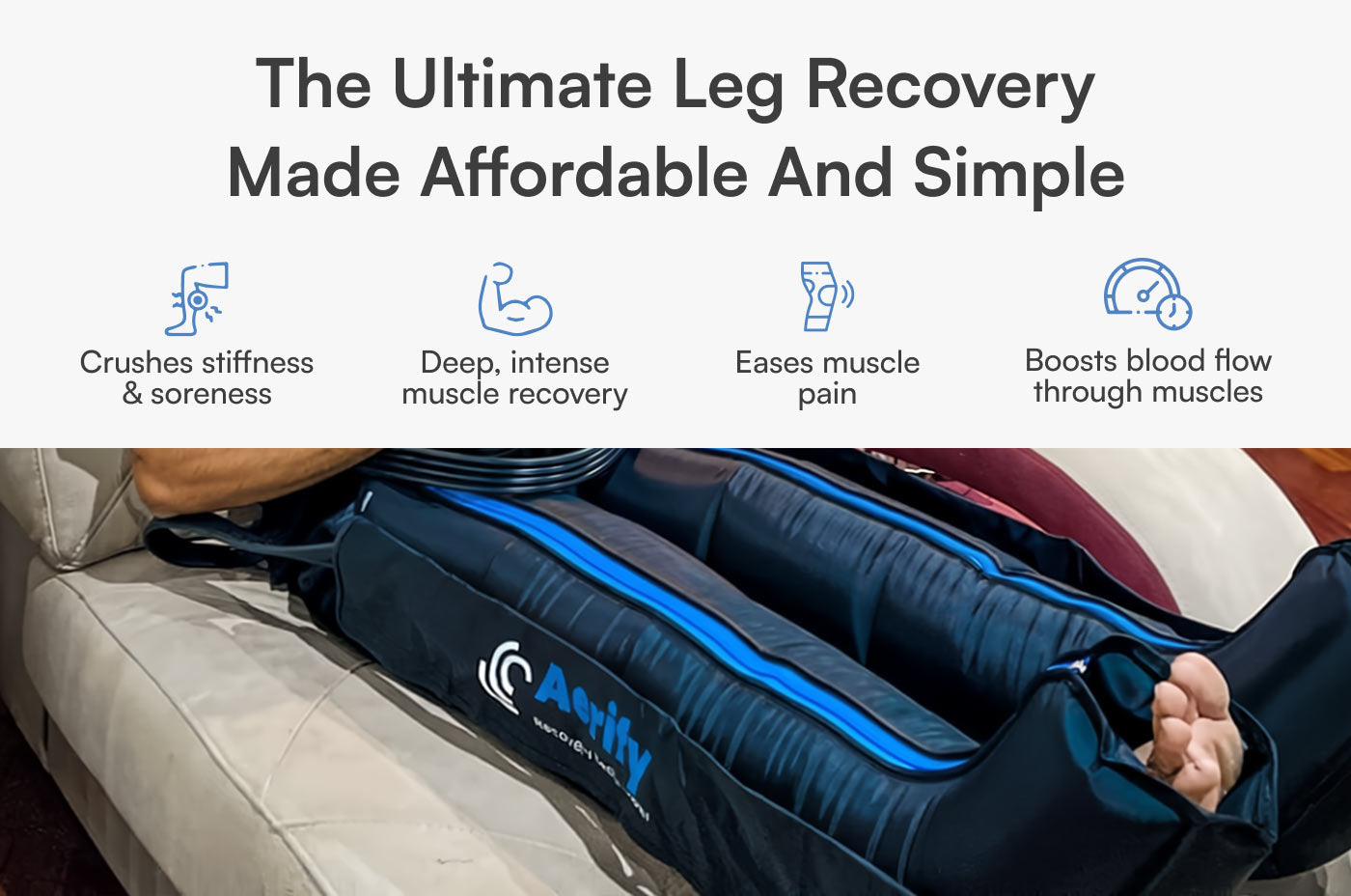 Lite Compression Boots – Powerful Plug-In Recovery by Aerify