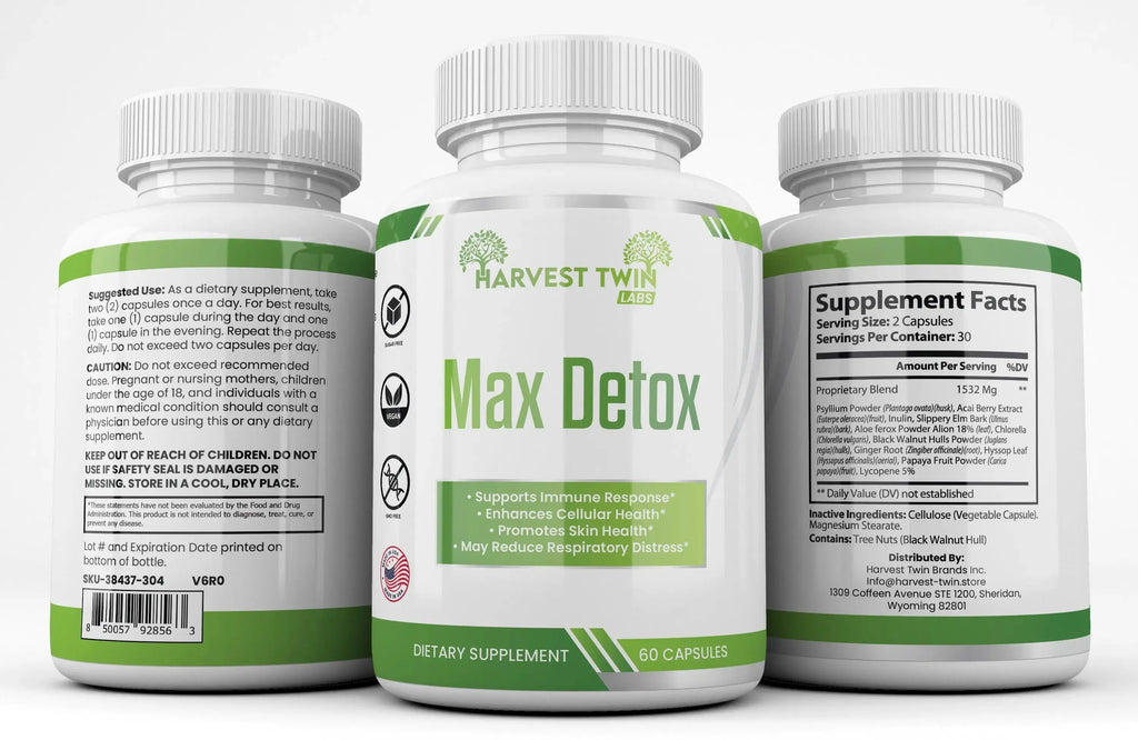 Max Detox- Detox Cleanse Harvest Twin Labs