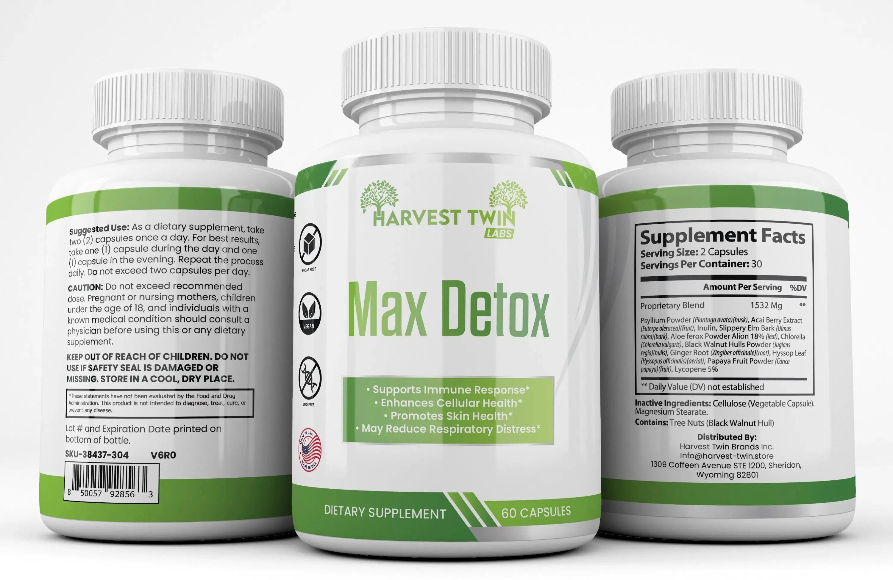 Max Detox- Detox Cleanse Harvest Twin Labs