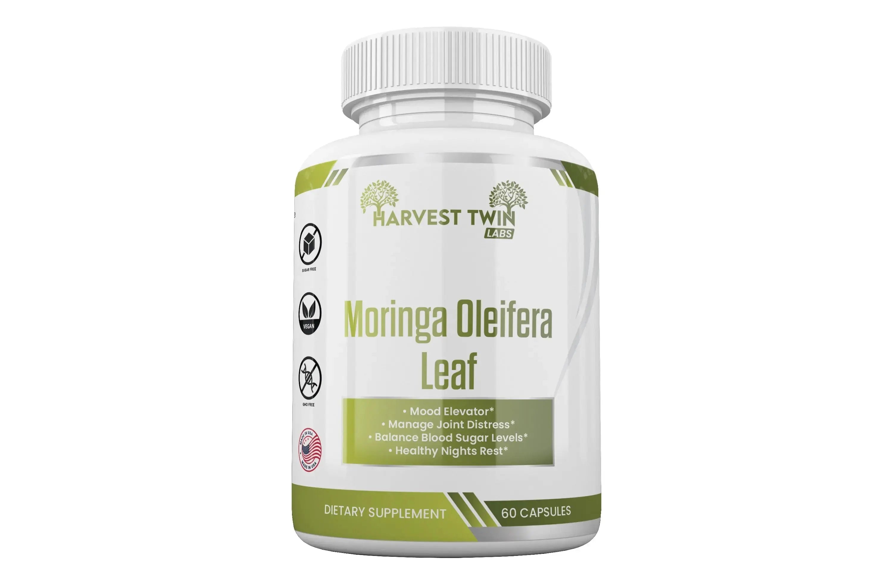 Moringa Oleifera (Leaf) Harvest Twin Labs