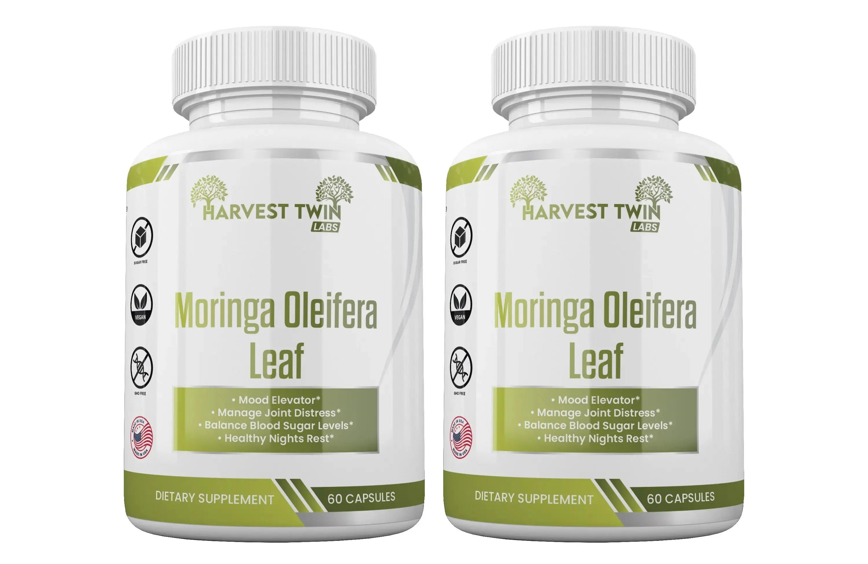 Moringa Oleifera (Leaf) Harvest Twin Labs