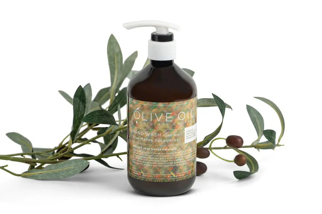 Hand Wash , Castile Style, Blue Mallee Eucalyptus The Olive Oil Skincare Company