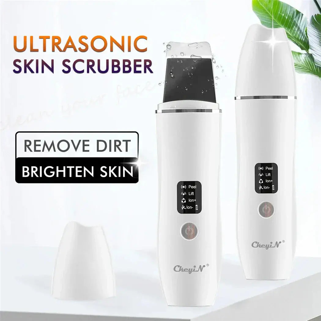 Ultrasonic Skin Scrubber, EMS Massager, LED Light Therapy Beauty - Illuminate, Lift, and Rejuvenate Your Skin OBA