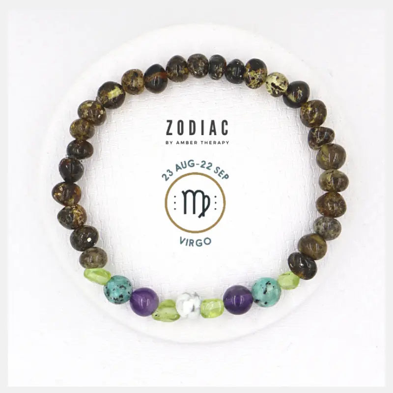 Virgo Adult Bracelet Amber Therapy
