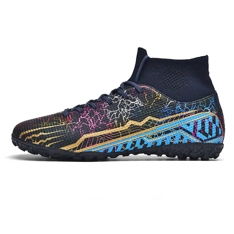 High-top Youth Spike Turf Soccer Shoes Dropshipman