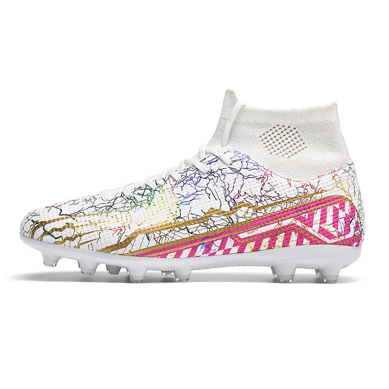 High-top Youth Spike Turf Soccer Shoes Dropshipman