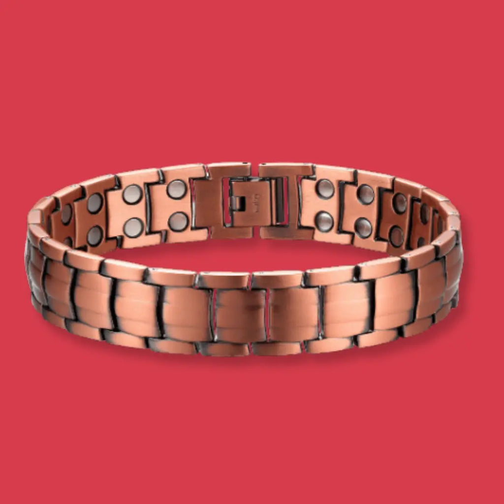 Pure Copper Magnetic Therapy Bracelet - Link Design - Copper A Better