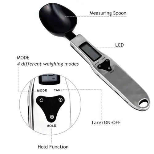Kitchen Electronic Measuring Spoon Food Scale Digital Spoon Scale ANI VITALS