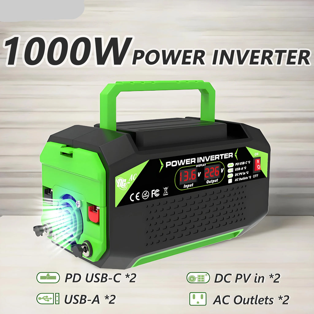 Car Power Inverter DC 12V to AC 220V TM