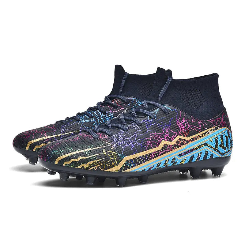 High-top Youth Spike Turf Soccer Shoes Dropshipman