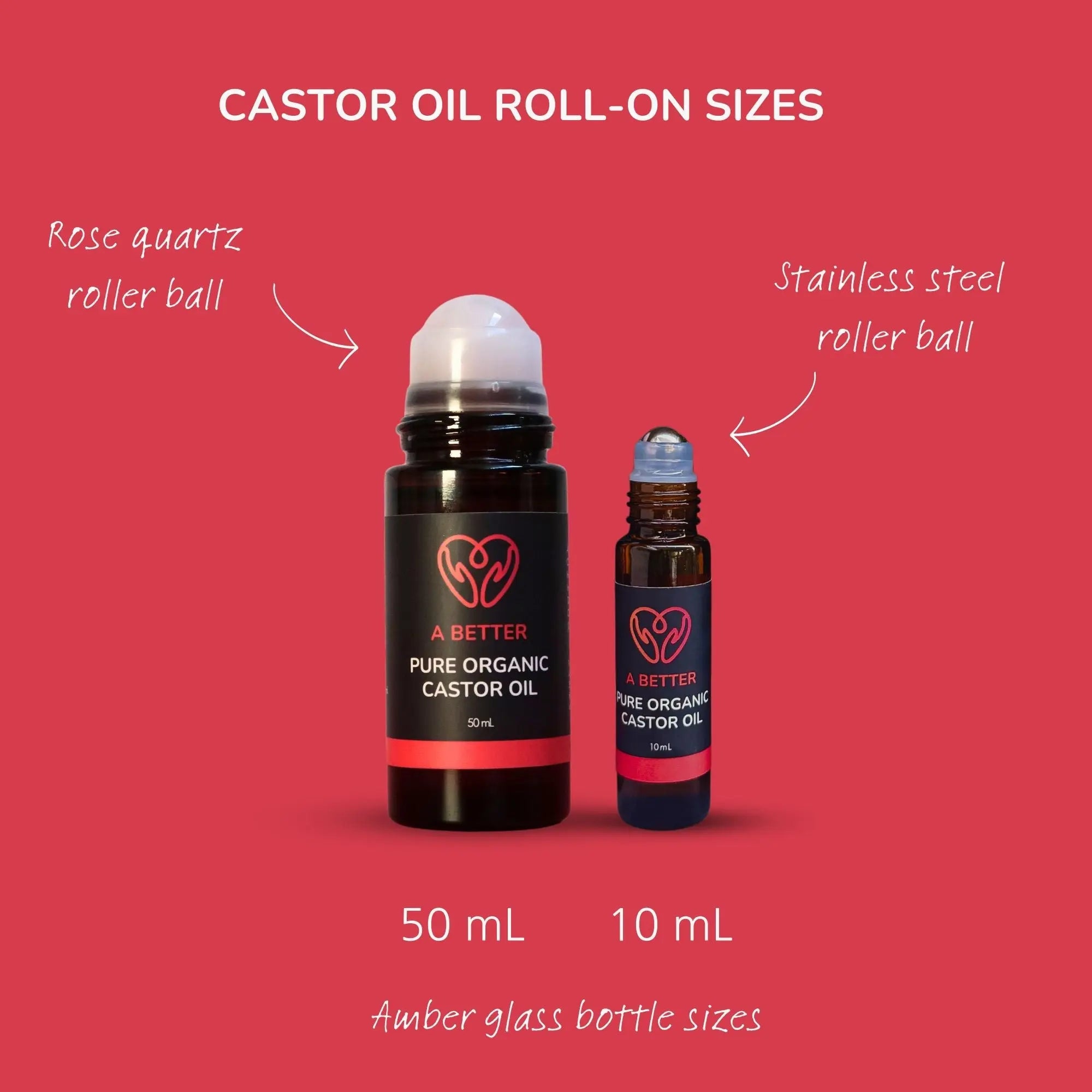 Pure Organic Castor Oil - Amber Glass Bottle A Better Mind. Body. Spirit.