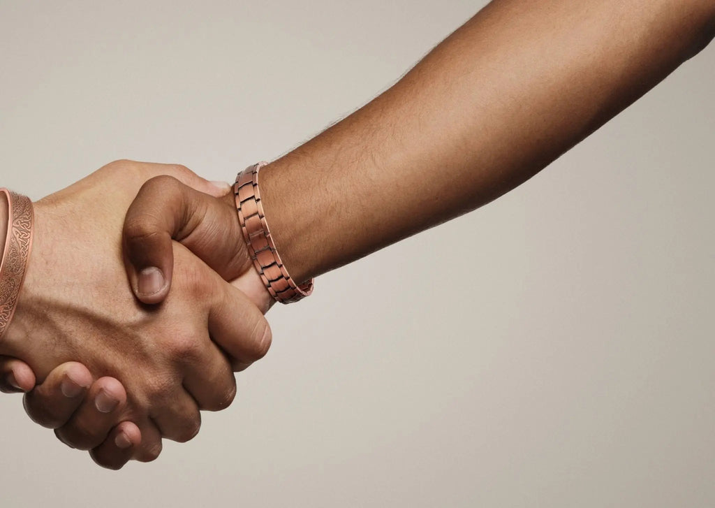 Pure Copper Magnetic Therapy Bracelet - Link Design - Copper A Better