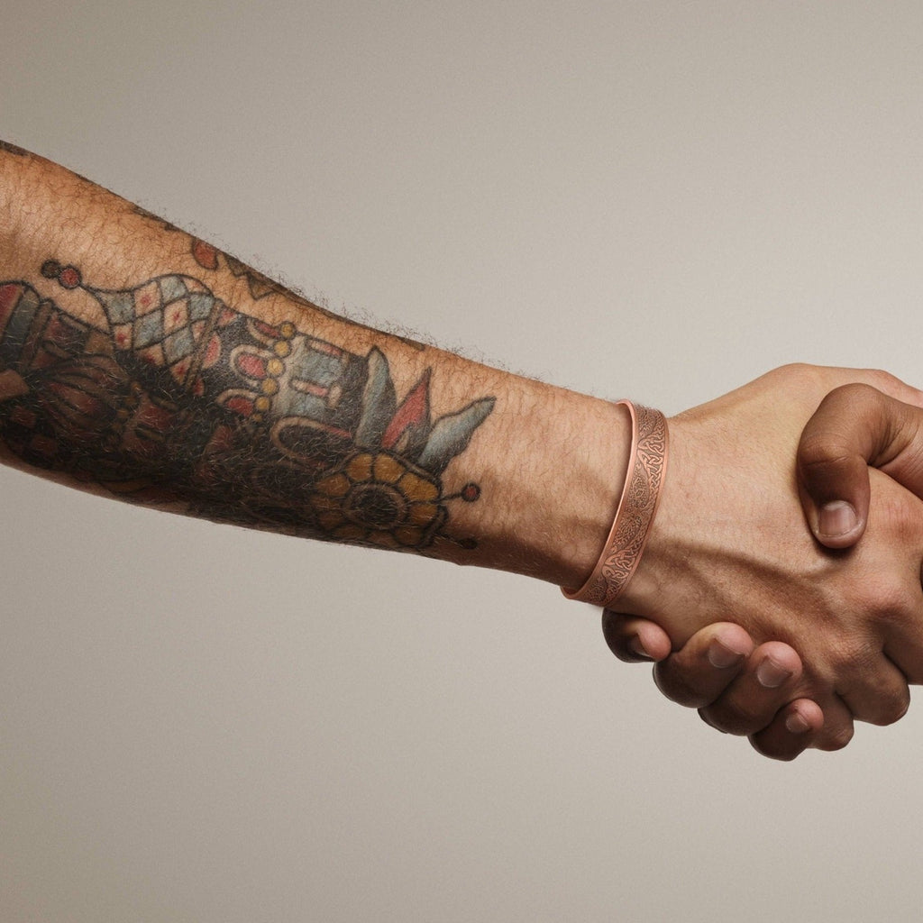 Pure Copper Magnetic Therapy Bracelet - Tree of Life Design