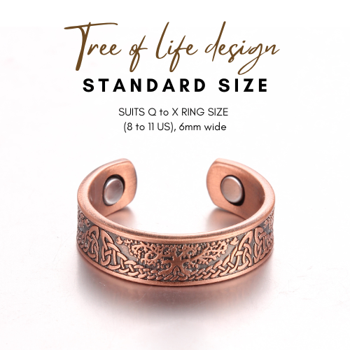 Pure Copper Magnetic Therapy Ring